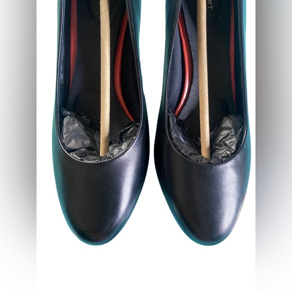 Rockport Women's Total Motion Leah Pump Genuine Leather, Black Nappa 3” Heel NEW - Picture 10 of 15